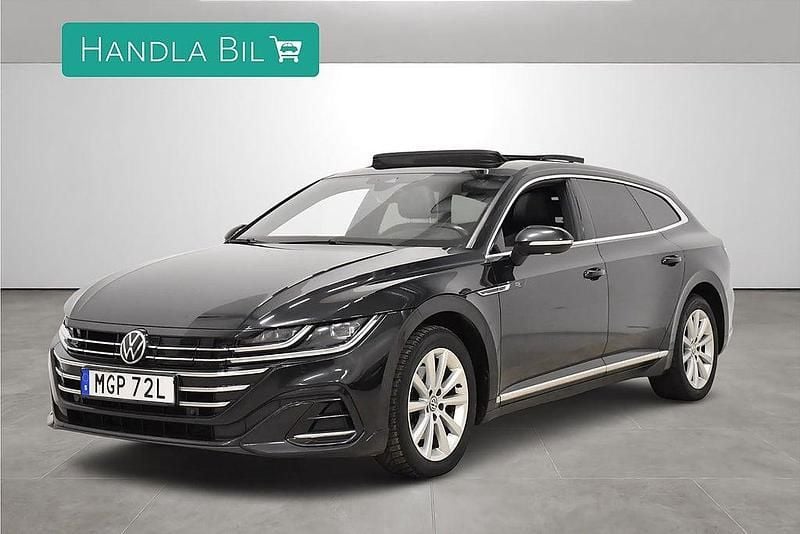 Svart Begagnad 2021 VW Arteon R-line Kombi | 239 900 kr (Marknadspris) - Bild 1/4