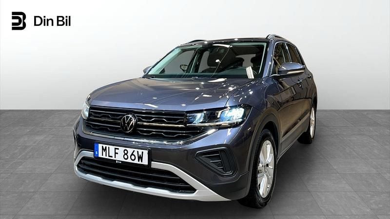 Grå Begagnad 2024 VW T-Cross Life SUV | 259 900 kr (Marknadspris) - Bild 1/4