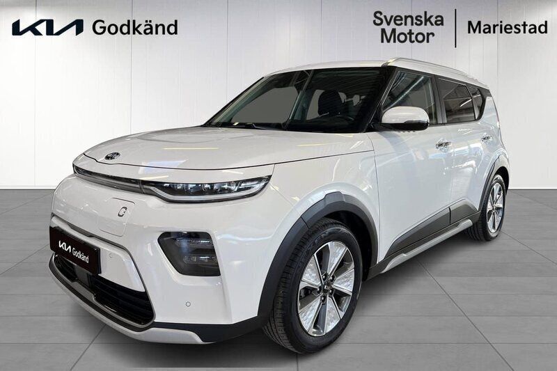 Vit Begagnad 2020 Kia Soul EV Advance SUV | 279 500 kr (Marknadspris) - Bild 1/4