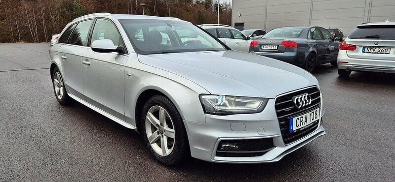Silver Begagnad 2014 Audi A4 S-Line Kombi | 104 900 kr (Marknadspris) - Bild 1/4