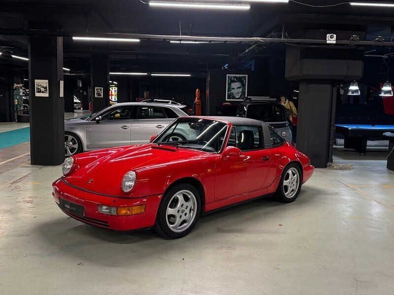 Röd Begagnad 1993 Porsche 911 Carrera Cabriolet Cab | 980 000 kr - Bild 1/4