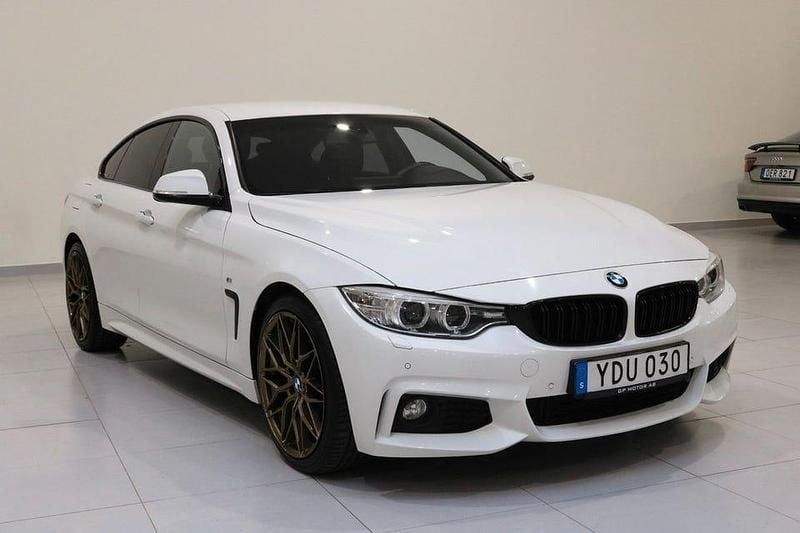 Begagnad BMW 418 Gran Coupé M Sport 150 HK (110 kW) 2016 Vit Sportkupé