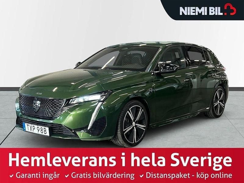 Grön Begagnad 2021 Peugeot 308 GT Halvkombi | 279 900 kr (Marknadspris) - Bild 1/3