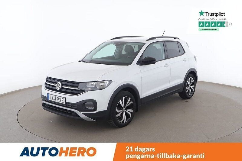 Vit Begagnad 2020 VW T-Cross SUV | 164 000 kr (Marknadspris) - Bild 1/4
