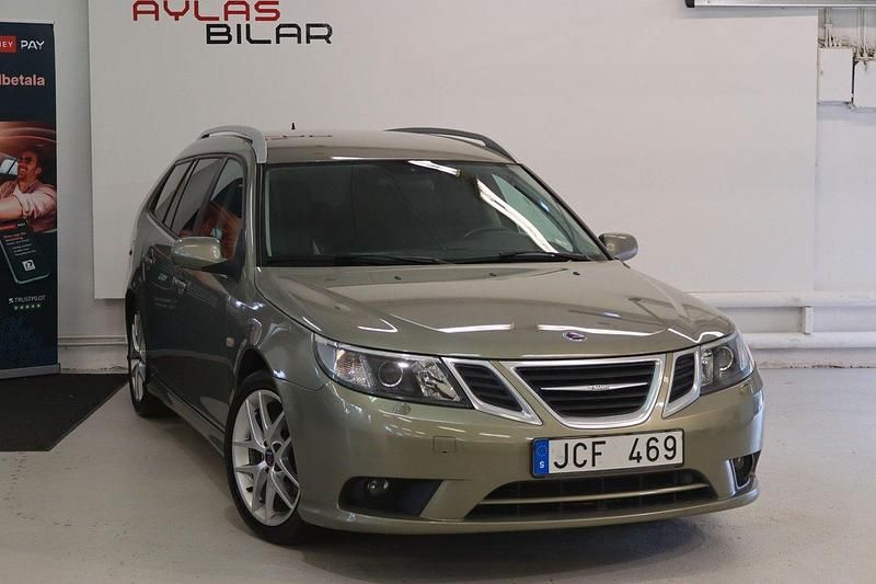 Grön Begagnad 2009 Saab 9-3 Vector Kombi | 54 900 kr (Marknadspris) - Bild 1/4