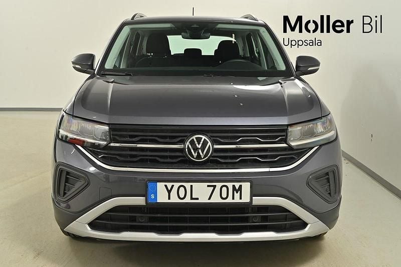 Silver Begagnad 2024 VW T-Cross Life SUV | 199 000 kr (Marknadspris) - Bild 1/3