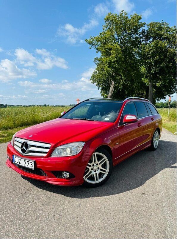 Röd Begagnad 2008 Mercedes C320 Avantgarde Kombi | 85 000 kr (Marknadspris) - Bild 1/4