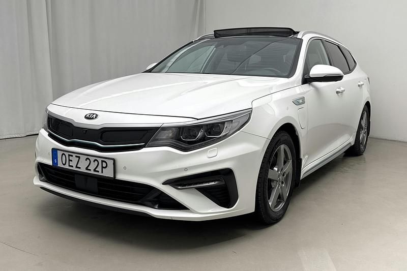 Vit Begagnad 2019 Kia Optima Advance Kombi | 175 000 kr (Marknadspris) - Bild 1/4