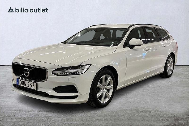Vit Begagnad 2018 Volvo V90 Business Edition Kombi | 209 900 kr (Bra pris) - Bild 1/4