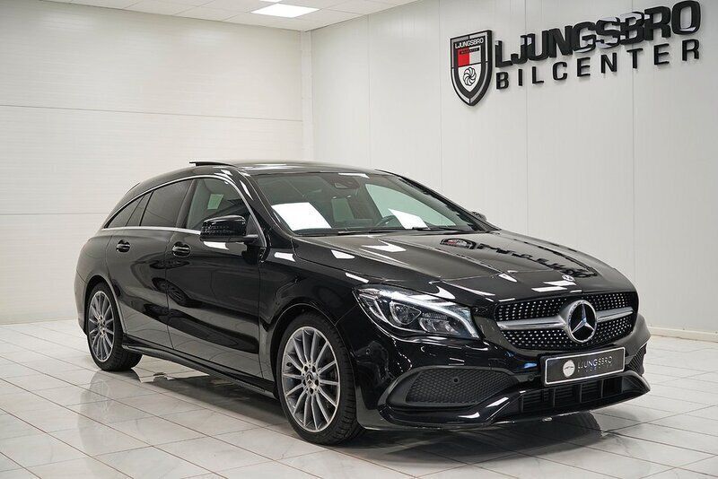 Svart Begagnad 2018 Mercedes CLA200 AMG Kombi | 259 900 kr (Lite dyr) - Bild 1/4