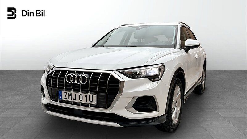 Vit (ibisvit) Begagnad 2023 Audi Q3 Premium SUV | 319 000 kr (Bra pris) - Bild 1/4