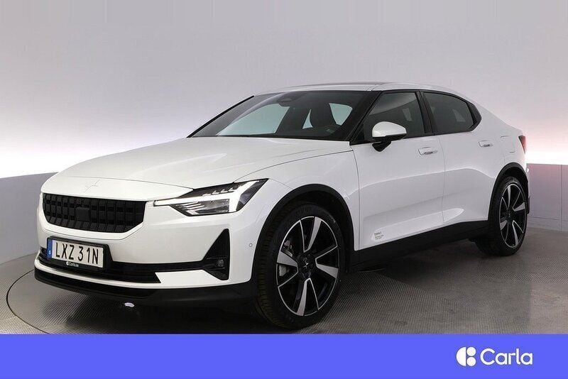 Vit Begagnad 2021 Polestar 2 Pilot Sedan | 387 900 kr (Lite dyr) - Bild 1/4