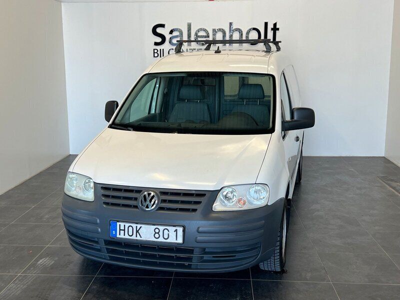 Vit Begagnad 2009 VW Caddy Maxi Minibuss | 62 900 kr (Marknadspris) - Bild 1/4