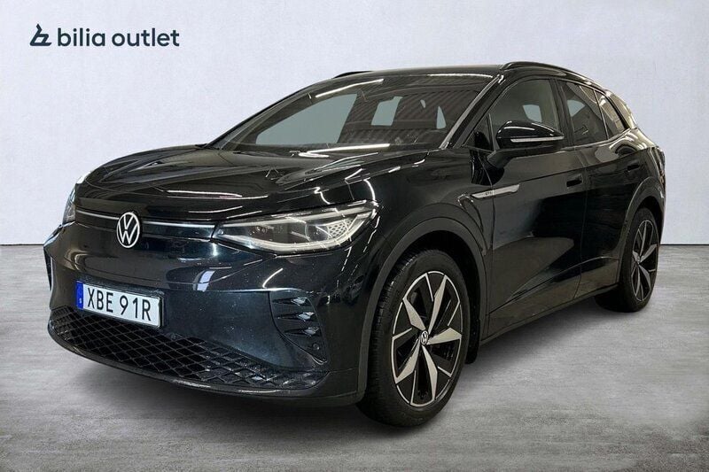 Svart Begagnad 2022 VW ID.4 GTX SUV | 289 000 kr (Bra pris) - Bild 1/3