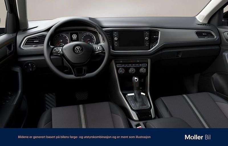 Svart Begagnad 2021 VW T-Roc SUV | 209 000 kr (Marknadspris) - Bild 1/4