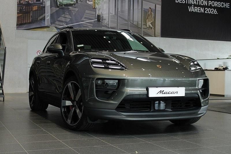 Grön Ny 2025 Porsche Macan SUV | 1 349 400 kr (Marknadspris) - Bild 1/4