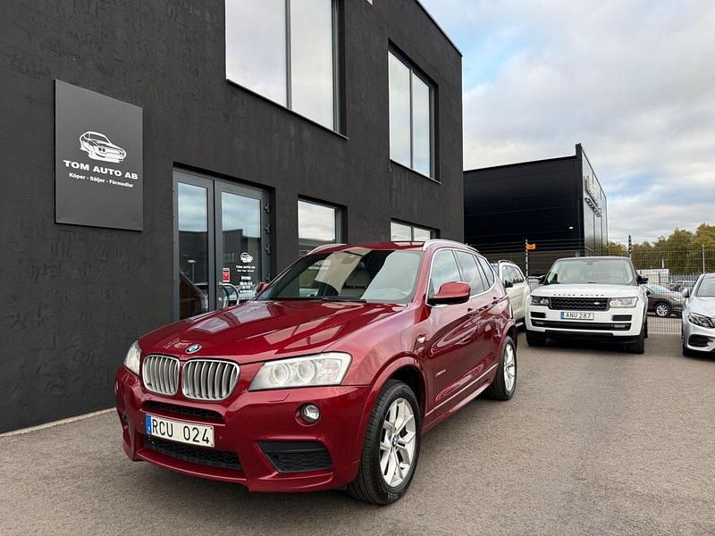 Röd Begagnad 2012 BMW X3 M Sport SUV | 129 900 kr (Marknadspris) - Bild 1/4