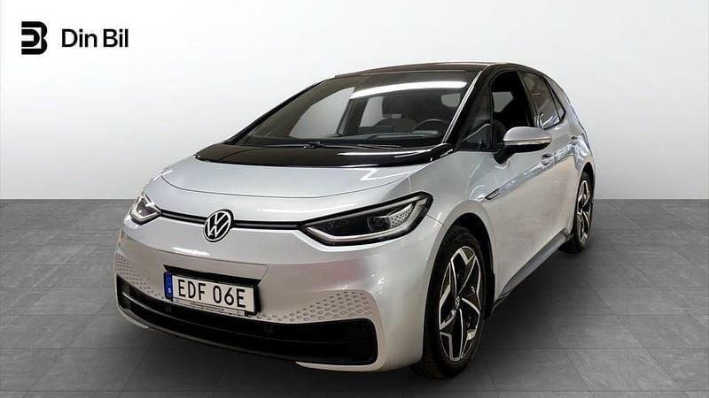 Begagnad VW ID.3 Pro 169 kW (231 HK) 2021 Scale silver metallic bla Halvkombi