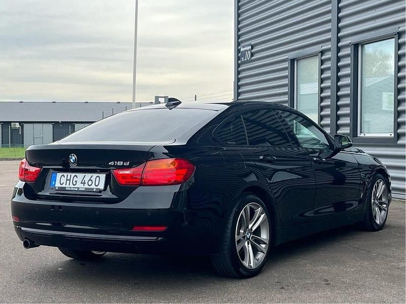 Svart Begagnad 2015 BMW 418 Gran Coupé Sport Line Sportkupé | 135 000 kr - Bild 1/4