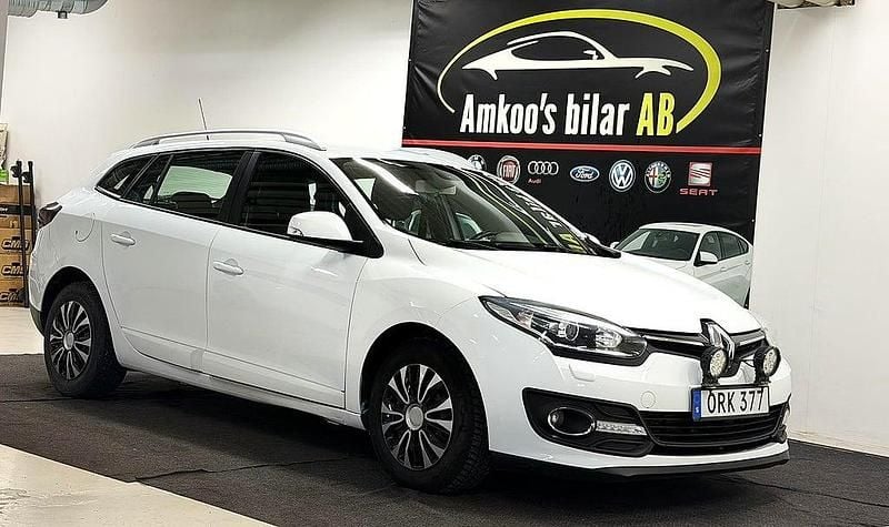 Begagnad Renault Mégane GrandTour 110 HK (80 kW) 2014 Vit Kombi