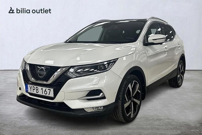 Vit Begagnad 2017 Nissan Qashqai 360º SUV | 199 000 kr (Marknadspris) - Bild 1/4