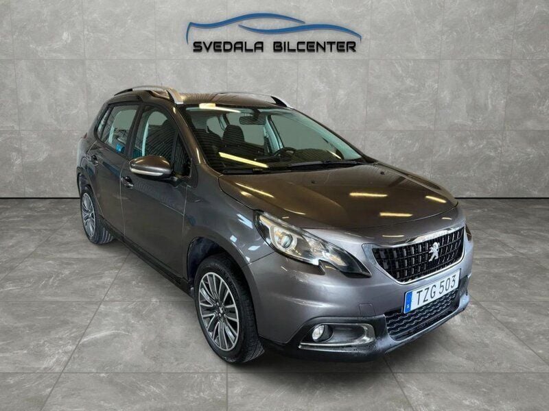 Mörkgrå Begagnad 2017 Peugeot 2008 SUV | 103 500 kr (Marknadspris) - Bild 1/4