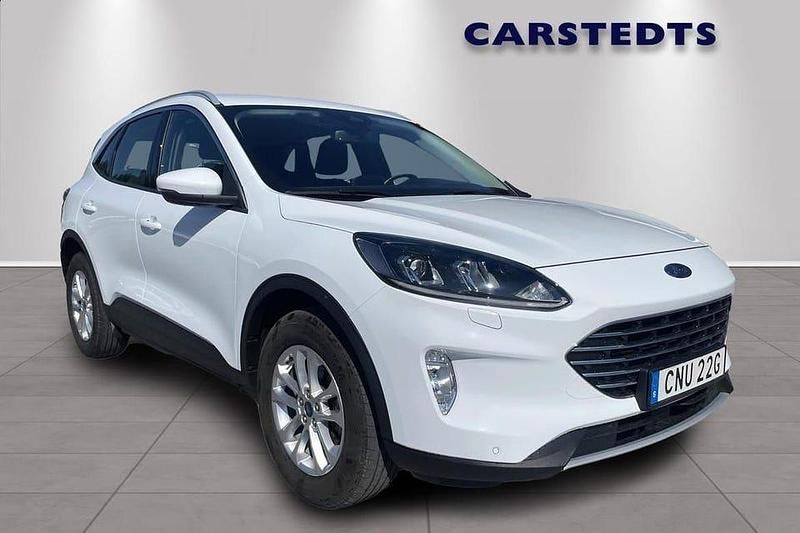 Vit Begagnad 2022 Ford Kuga Titanium SUV | 299 600 kr (Dyr) - Bild 1/4