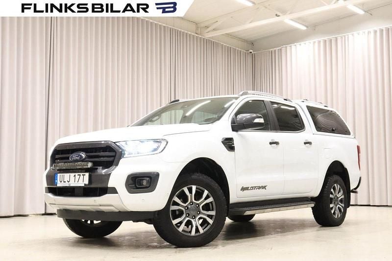 Vit Begagnad 2019 Ford Ranger Wildtrack Pickup | 339 700 kr (Bra pris) - Bild 1/4
