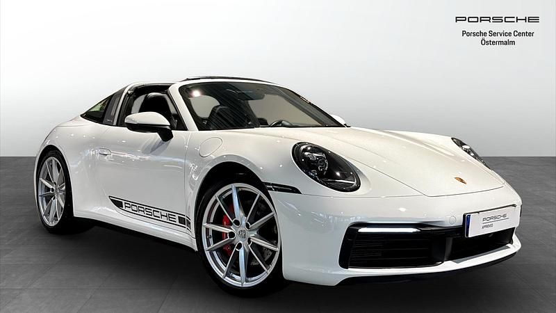 Vit Begagnad 2023 Porsche 911 Targa 4S Cab | 1 595 000 kr - Bild 1/4