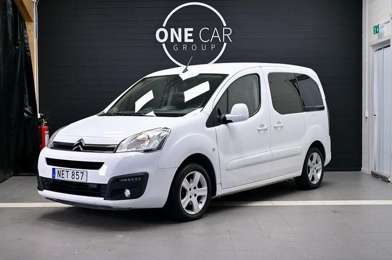 Vit Begagnad 2016 Citroën Berlingo Minibuss | 109 800 kr - Bild 1/4