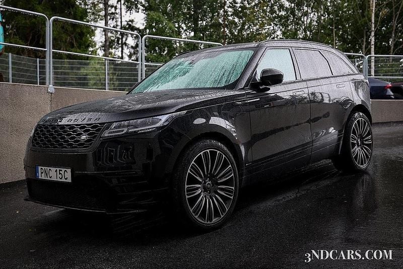 Svart Begagnad 2018 Land Rover Range Rover Velar R-Dynamic SUV | 439 900 kr (Bra pris) - Bild 1/4