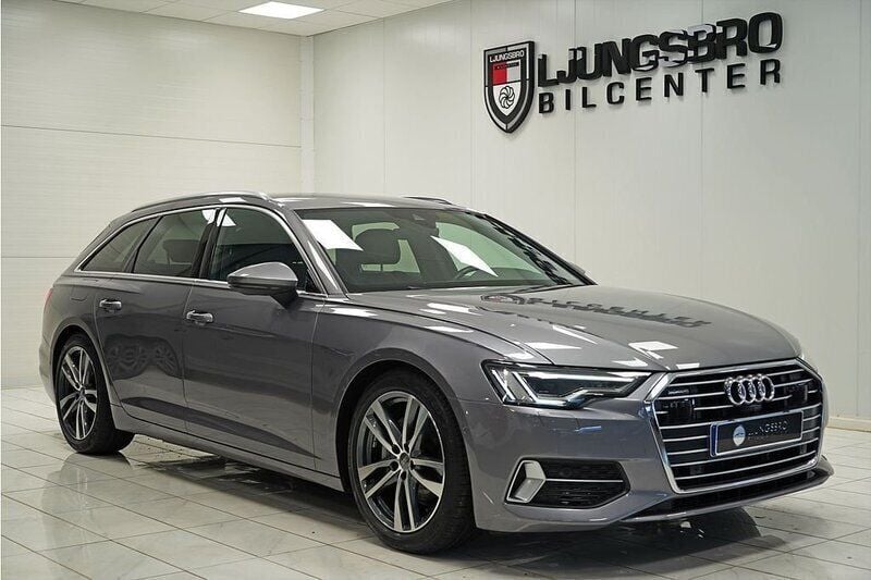 Grå Begagnad 2019 Audi A6 S-Line Kombi | 369 900 kr (Dyr) - Bild 1/4