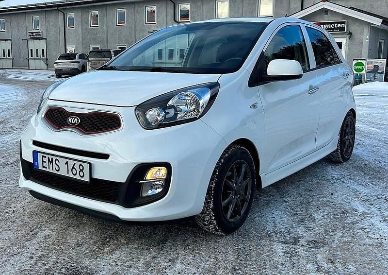 Vit Begagnad 2014 Kia Picanto Halvkombi | 68 999 kr (Marknadspris) - Bild 1/4