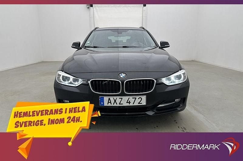 Begagnad BMW 318 Sport Line 143 HK (105 kW) 2014 Svart Kombi