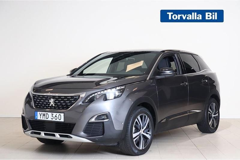 Mörkgrå Begagnad 2017 Peugeot 3008 GT-line SUV | 184 900 kr (Marknadspris) - Bild 1/4