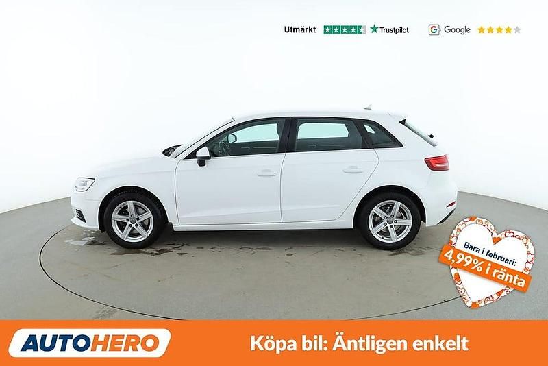 Begagnad Audi A3 Sportback 116 HK (85 kW) 2016 Vit Halvkombi