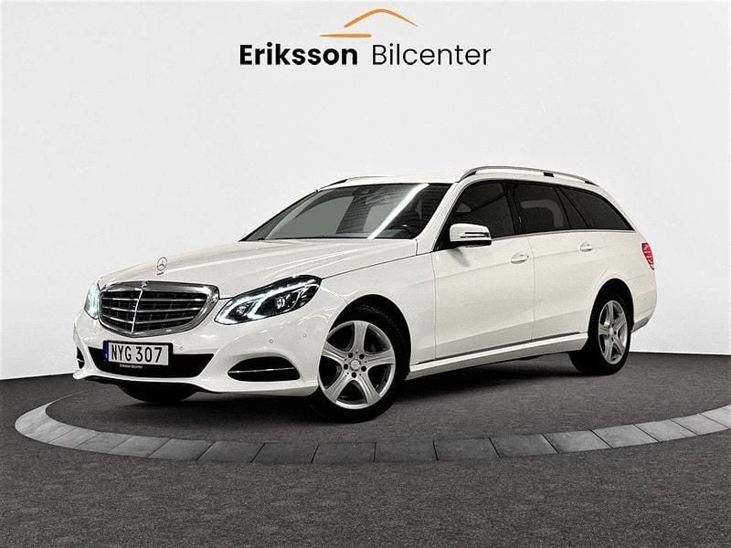 Vit Begagnad 2013 Mercedes E220 Kombi | 129 900 kr (Marknadspris) - Bild 1/4