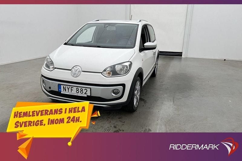 Vit Begagnad 2016 VW up! Halvkombi | 94 800 kr (Dyr) - Bild 1/3
