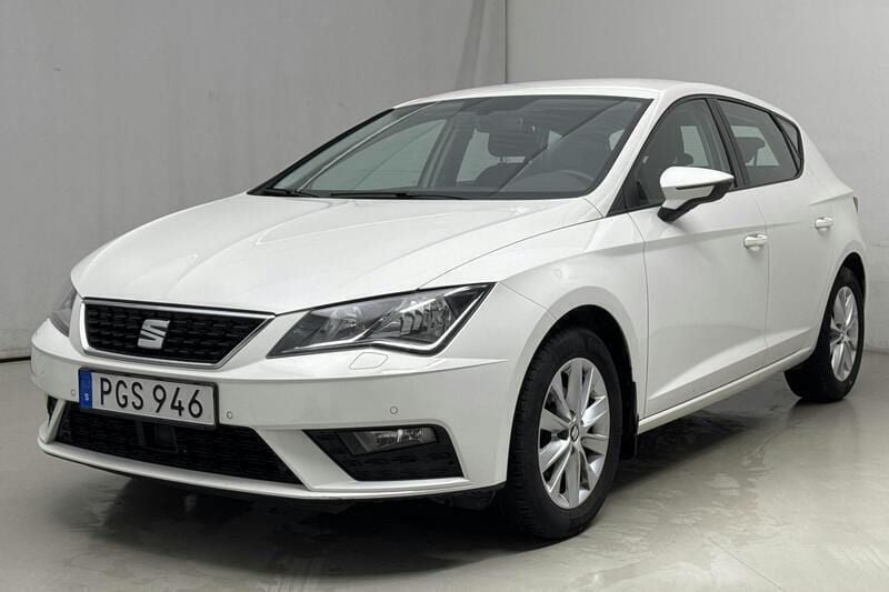 Vit Begagnad 2017 Seat Leon Style | 124 900 kr (Lite dyr) - Bild 1/4