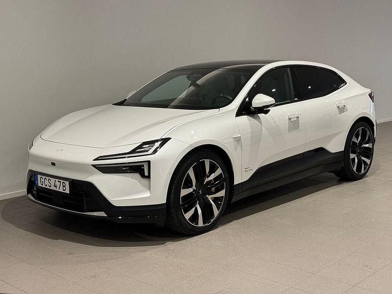 Vit Ny 2024 Polestar 4 Long Range Dual motor SUV | 729 500 kr (Bra pris) - Bild 1/3