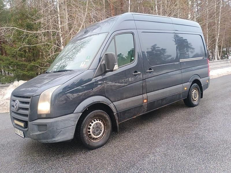 Svart Begagnad 2009 VW Crafter Van | 68 500 kr (Marknadspris) - Bild 1/4