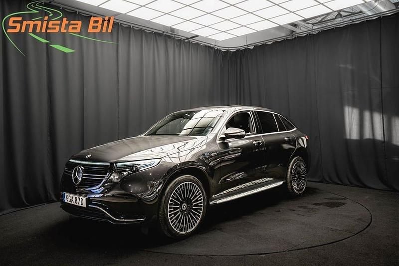 Grå Begagnad 2020 Mercedes EQC400 AMG Line Premium Plus SUV | 329 900 kr (Superpris) - Bild 1/3
