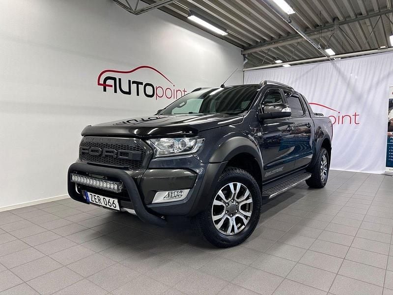 Grå Begagnad 2018 Ford Ranger Wildtrack Pickup | 279 800 kr (Lite dyr) - Bild 1/4