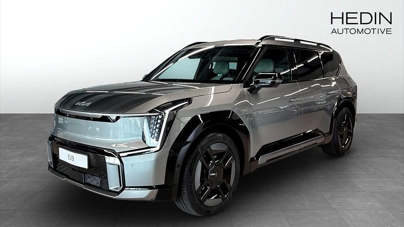 Grå (grey) Ny 2025 Kia EV9 GT-Line SUV | 818 700 kr (Lite dyr) - Bild 1/4