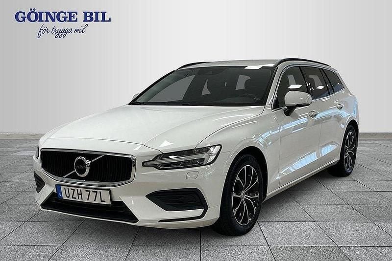 Vit Begagnad 2021 Volvo V60 Pro Kombi | 299 000 kr (Marknadspris) - Bild 1/3