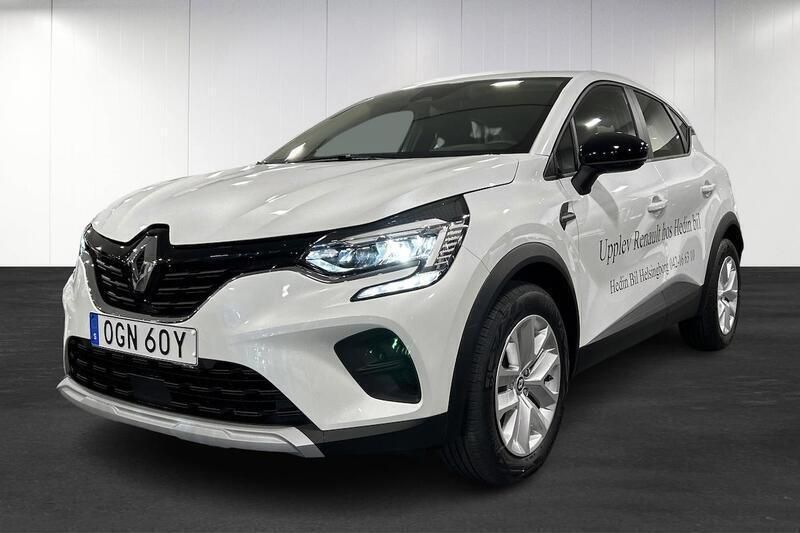 Vit Begagnad 2023 Renault Captur Equilibre SUV | 269 900 kr (Dyr) - Bild 1/4