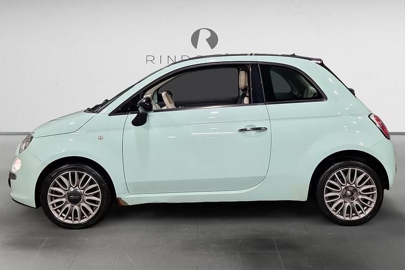 Begagnad Fiat 500 69 HK (50 kW) 2014 Grön Halvkombi