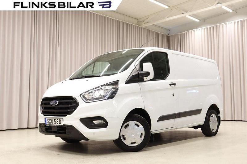 Vit Begagnad 2022 Ford Transit Custom Van | 199 900 kr (Bra pris) - Bild 1/4