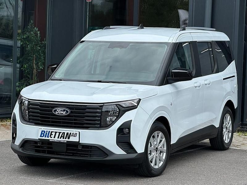 Ny Ford Tourneo Courier 125 HK (91 kW) 2025 Vit Minibuss