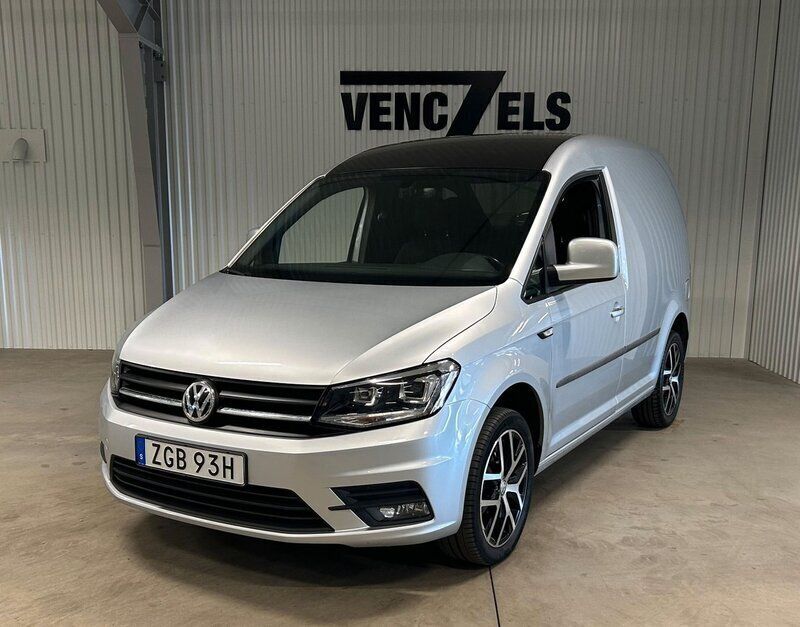 Silver Begagnad 2018 VW Caddy Edition Minibuss | 189 000 kr - Bild 1/4